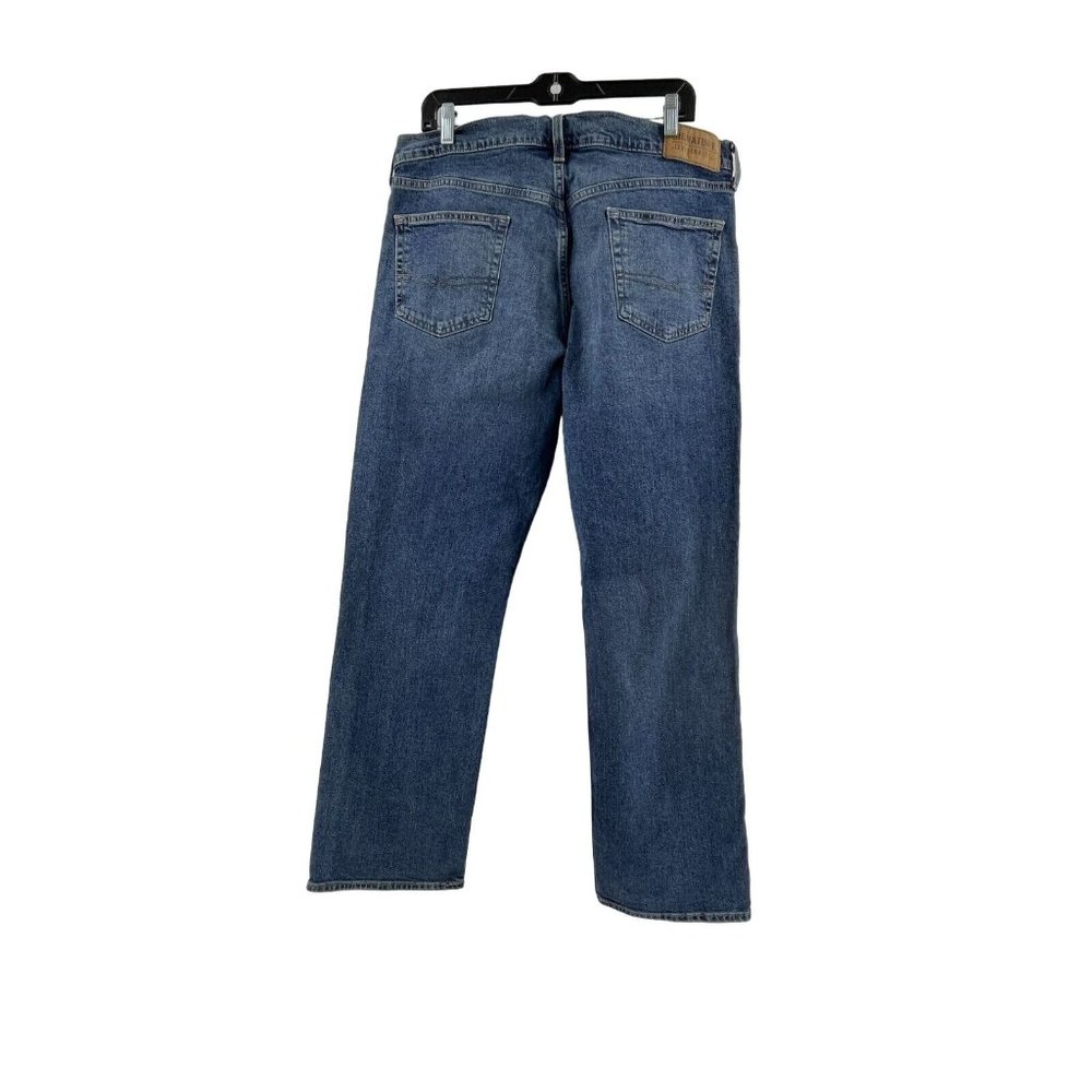 Vintage Levi Strauss Signature Relaxed Fit 5 Pocket Denim Jeans Straight 34X32 - Picture 3 of 15